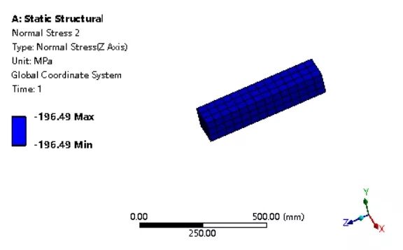 Ansys Workbench计算过盈配合的3种方法及比较的图5